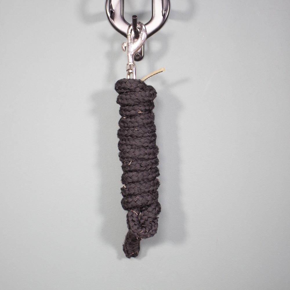 Showmaster Führstrick mit Karabiner schwarz