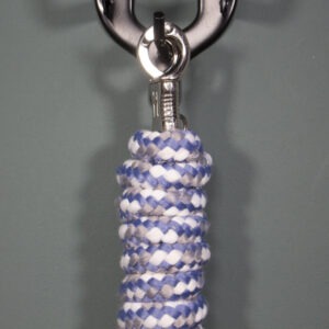Führstrick mit Panikhaken hellblau